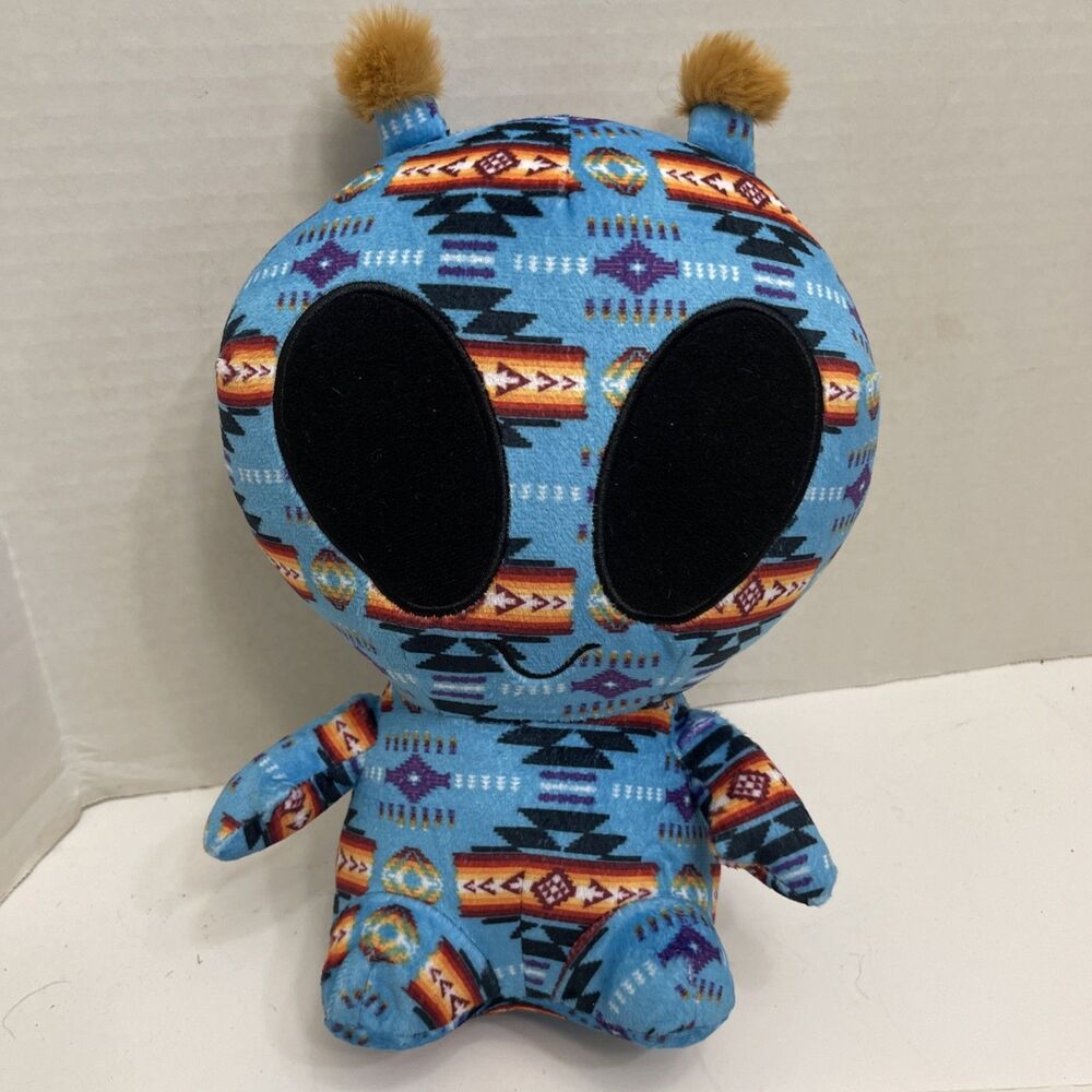 Nu Trends Alien Plush South Western Aztec Artisan Fabric 11 Inche Stuffed Animal